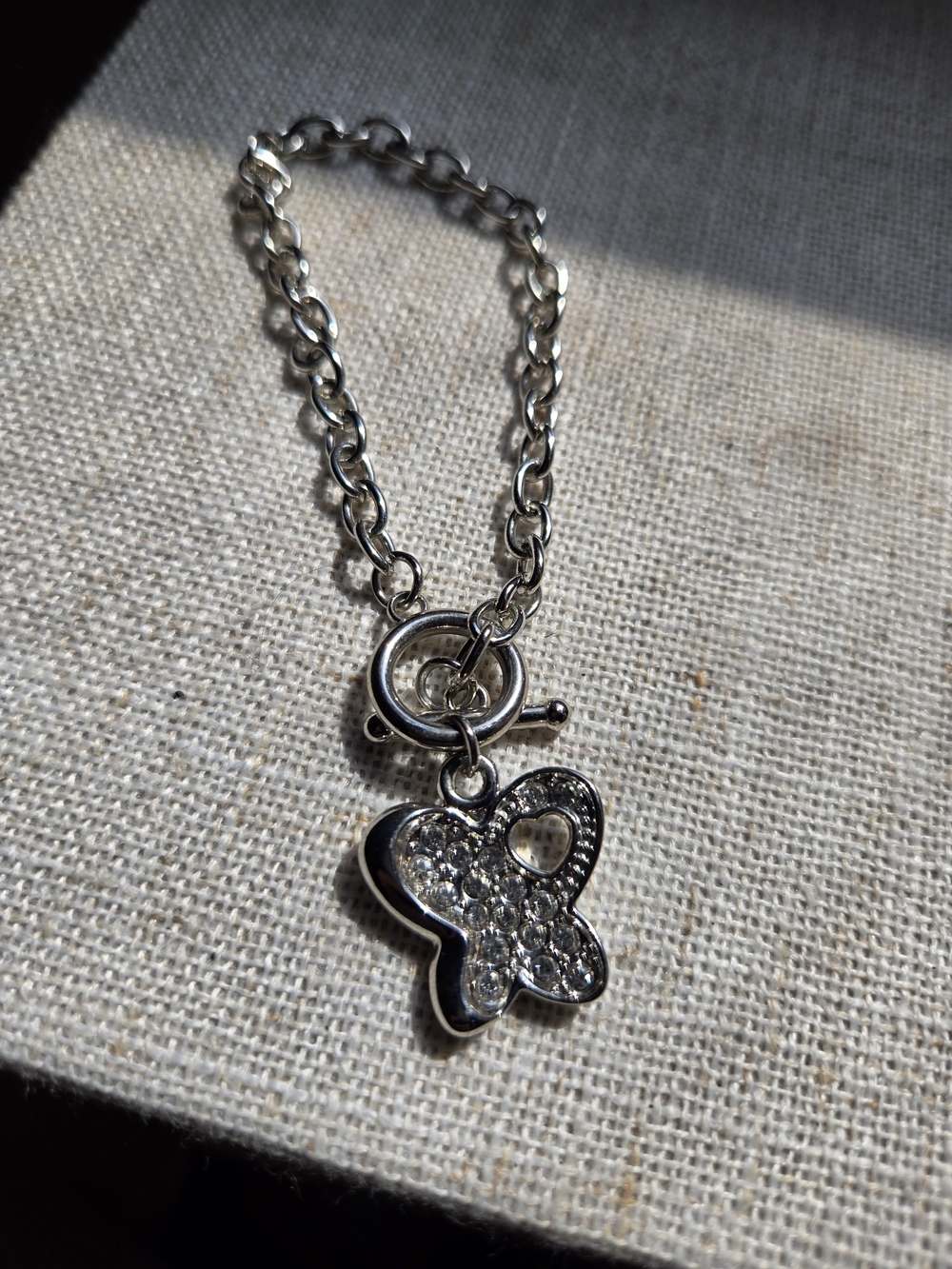 Butterfly Toggle Chain Bracelet - Picture 4 of 6